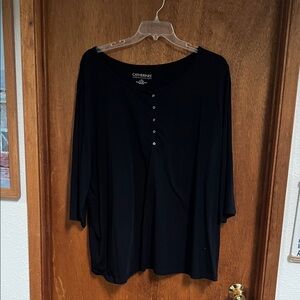 Catherines Black Women's Top